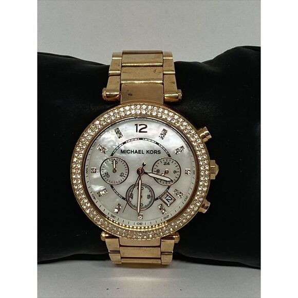 Michael Kors Parker MK5491 Womens Stainless Steel Analog Dial Quartz Watch WO318 - Picture 3 of 12